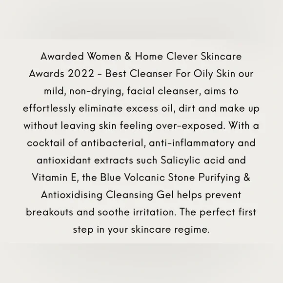 Avant - Blue Volcanic Stone Purifying & Antioxidising Cleansing Gel
